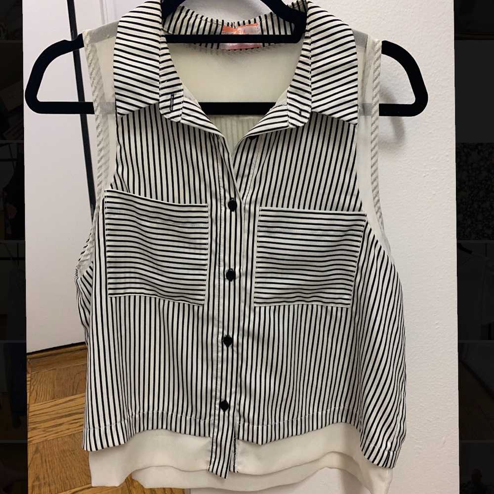 Striped buttondown